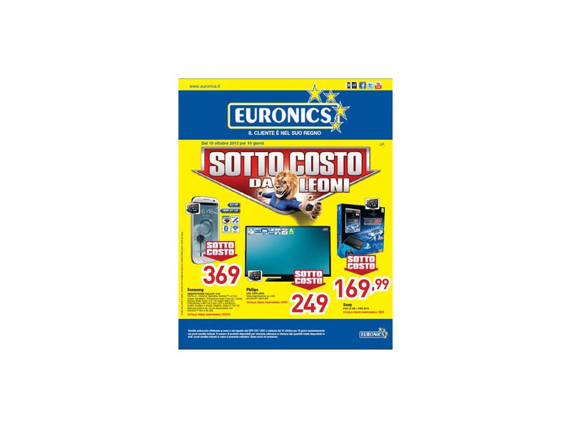 Euronics annuncia la nuova campagna “Sottocosto da Leoni”