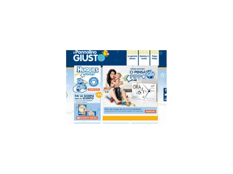 Huggies Unistar diventa multimediale Huggies Unistar diventa multimediale