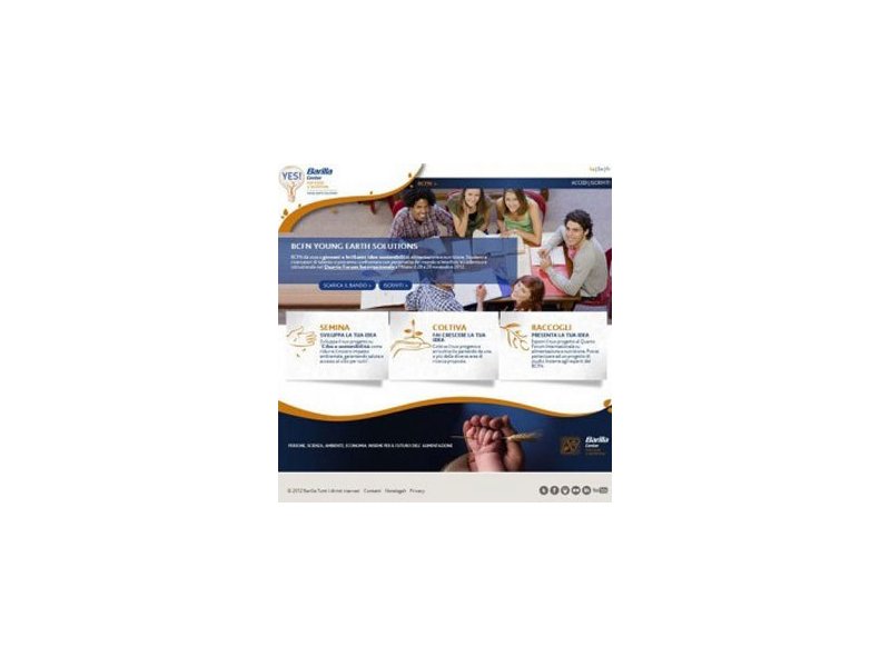Il Barilla Center lancia la seconda edizione di BCFN YES! Il Barilla Center lancia la seconda edizione di BCFN YES!