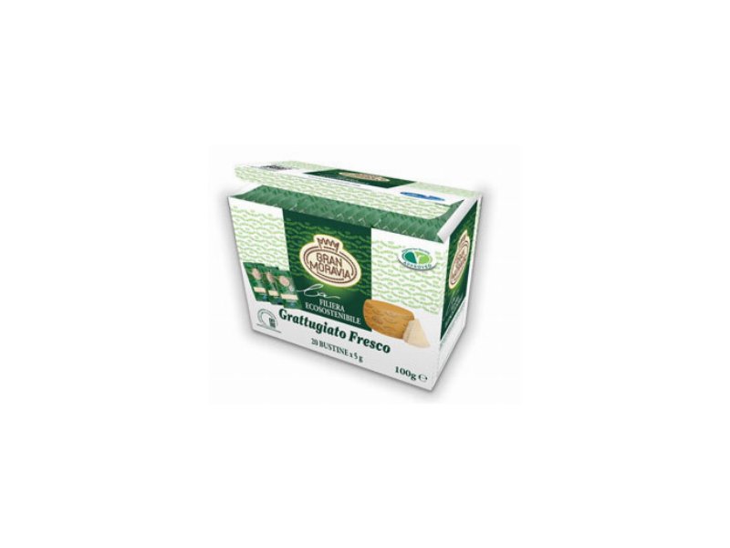 In arrivo Gran Moravia grattugiato fresco, il primo formaggio monodose in scatola In arrivo Gran Moravia grattugiato fresco, il primo formaggio monodose in scatola