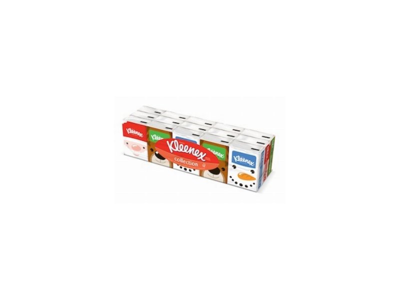 Kleenex lancia i nuovi packaging natalizi