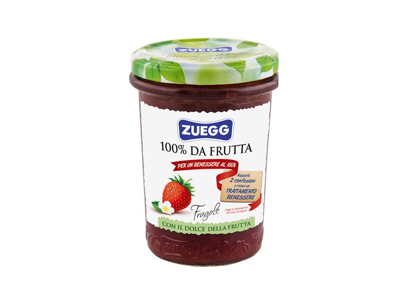 Le confetture Zuegg “100% da frutta” regalano il benessere Le confetture Zuegg “100% da frutta” regalano il benessere
