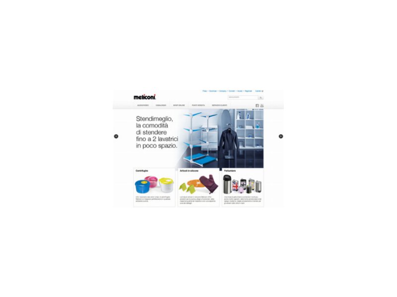 Meliconi, online il nuovo sito web Meliconi, online il nuovo sito web