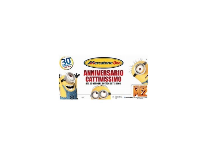 Mercatone Uno, prodotti sottocosto in occasione del 30° anniversario Mercatone Uno, prodotti sottocosto in occasione del 30° anniversario