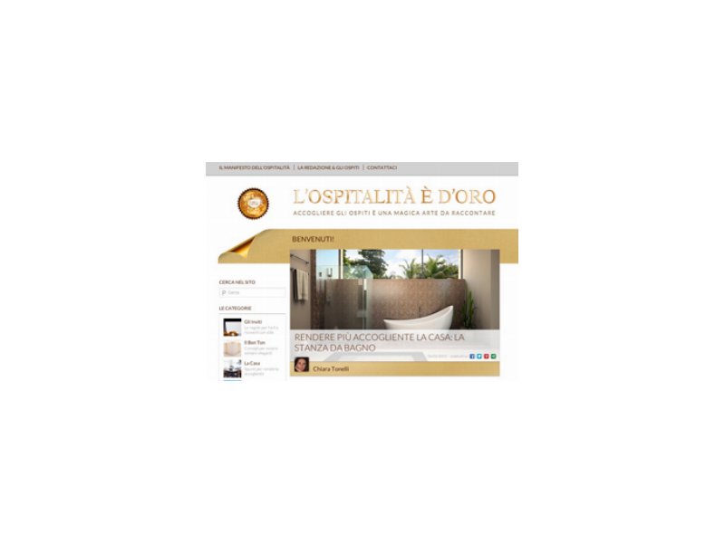 Nuovo Blog 'L'Ospitalità è d'oro' firmato Ferrero Rocher Nuovo Blog 'L'Ospitalità è d'oro' firmato Ferrero Rocher