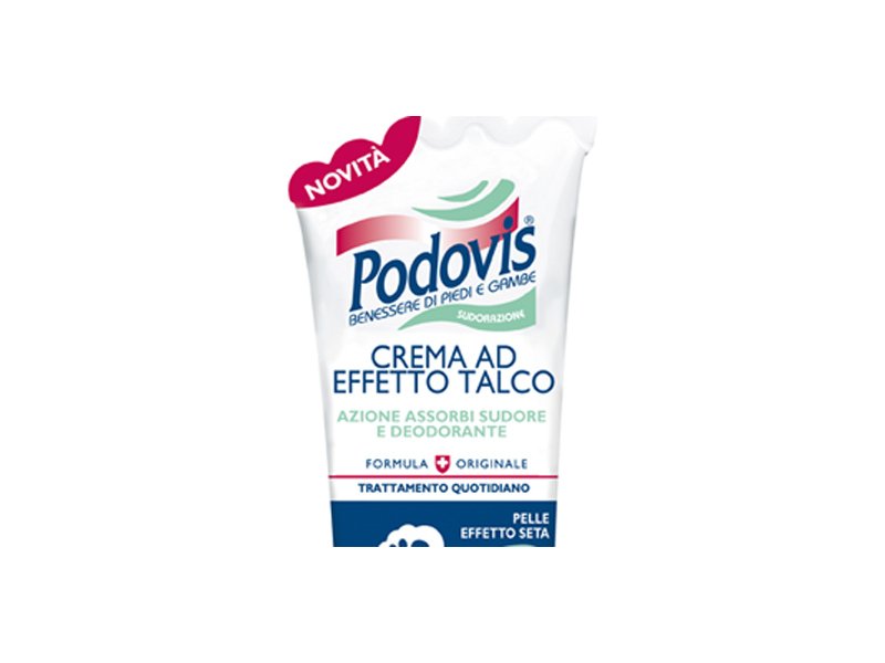 Podovis lancia la crema ad effetto talco