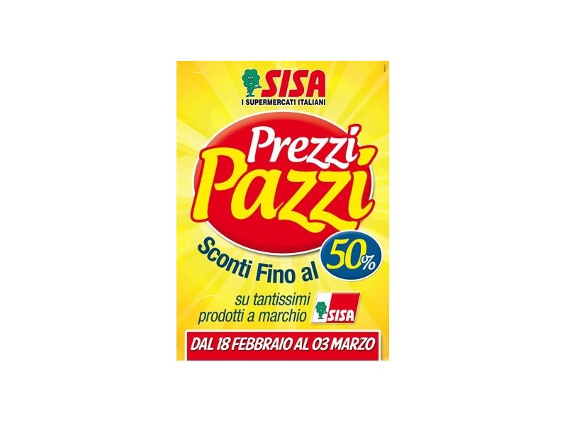 Sisa: “Prezzi Pazzi” per le pl