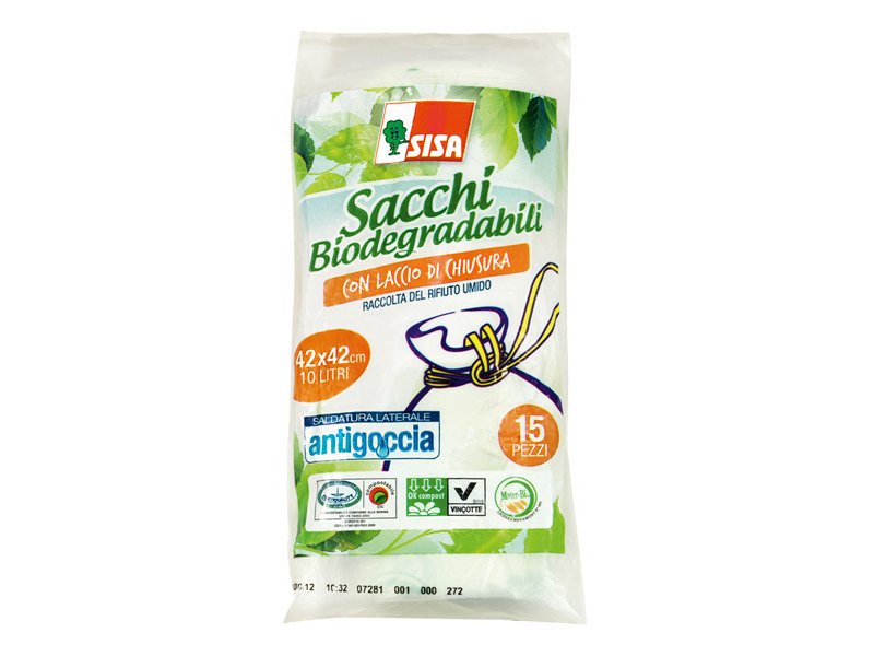 Sisa propone i Sacchi Biodegradabili a marchio Sisa propone i Sacchi Biodegradabili a marchio
