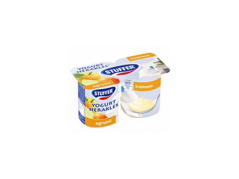 Stuffer lancia lo yogurt Herakles agli agrumi