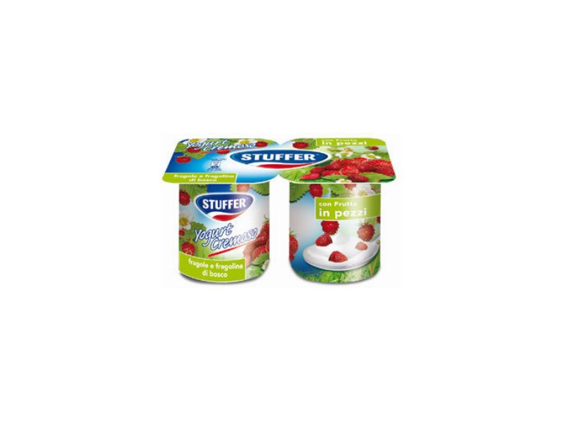Stuffer presenta lo yogurt “fragole e fragoline di bosco” Stuffer presenta lo yogurt “fragole e fragoline di bosco”