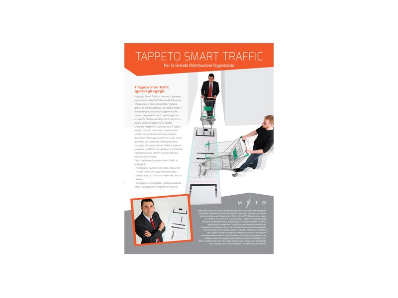 Tappeto Smart Traffic, la prima piattaforma che permette allo shopper di risparmiare tempo