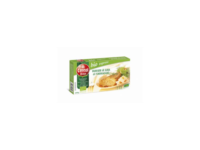 Céréal Bio presenta il burger di soia al formaggio Céréal Bio presenta il burger di soia al formaggio