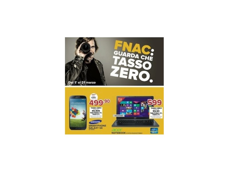 Fnac presenta l’Operazione Tasso Zero