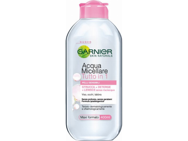 Garnier presenta l’acqua micellare detergente