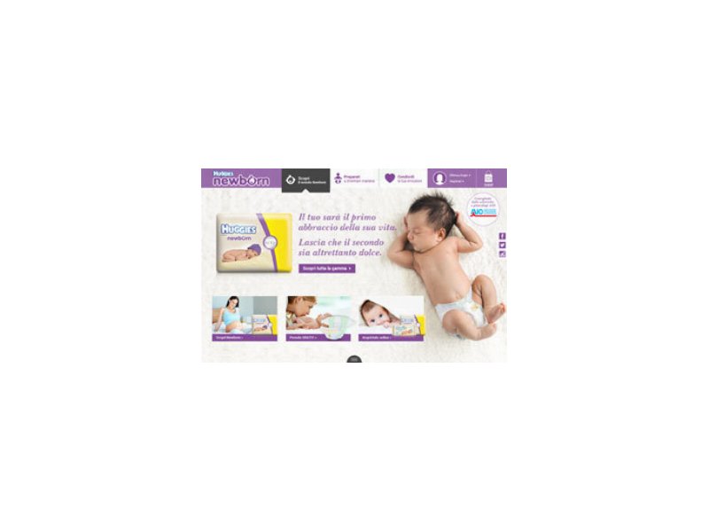 Huggies: nasce il sito Newborn