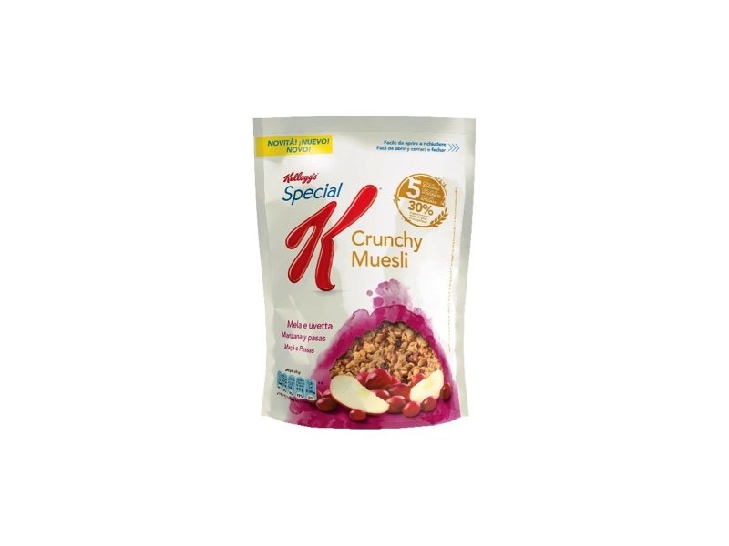 Kellogg presenta Special K Crunchy muesli mela e uvetta