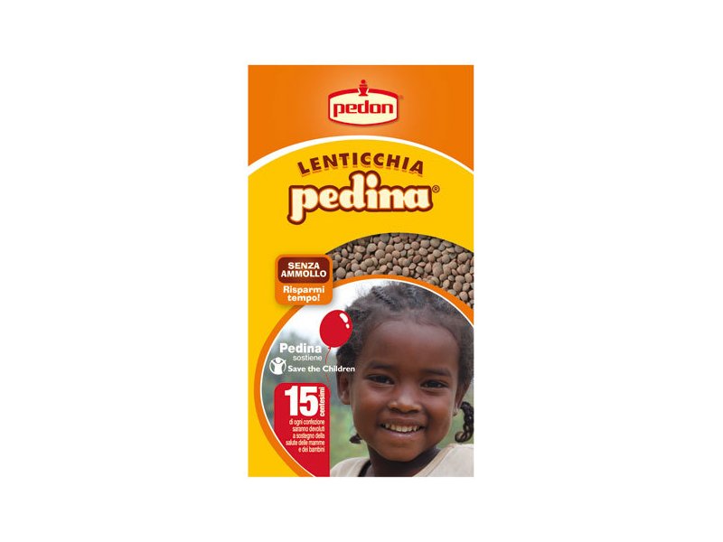 Lenticchia Pedina sostiene Save the children Lenticchia Pedina sostiene Save the children