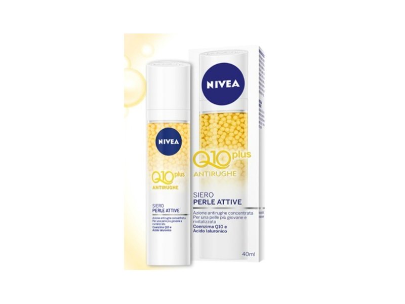 Nivea presenta il nuovo Q10plus siero Perle Attive