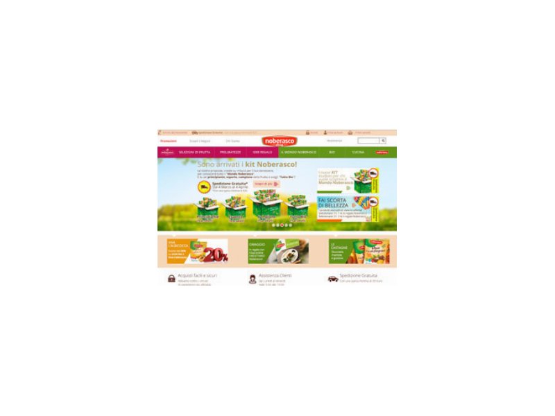 Noberasco attiva l'e-shop Noberasco attiva l'e-shop