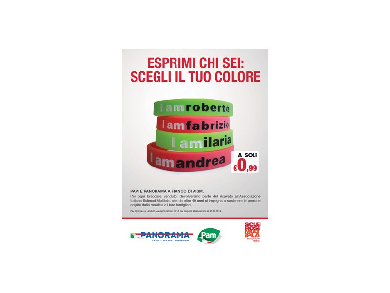 Pam Panorama: prosegue con successo la collaborazione con l’AISM Pam Panorama: prosegue con successo la collaborazione con l’AISM
