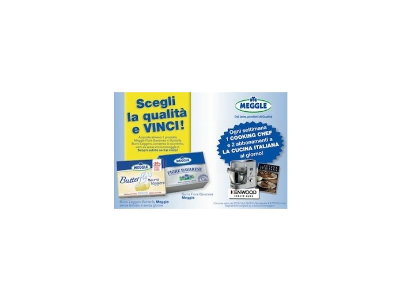 Parte il concorso Vinci con Meggle Parte il concorso Vinci con Meggle