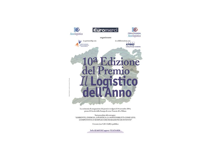 Premio il logistico dell’anno: al via la X edizione