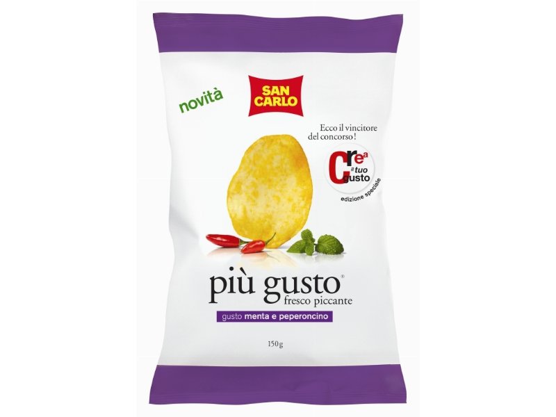 San Carlo presenta le nuove patatine Più Gusto