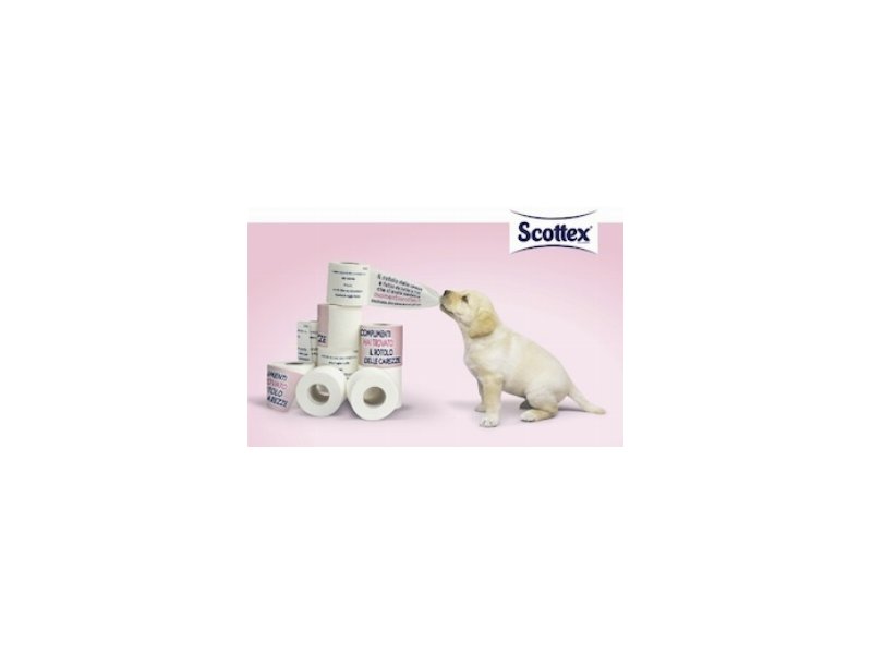 Scottex presenta il concorso “Vinci il rotolo delle carezze”