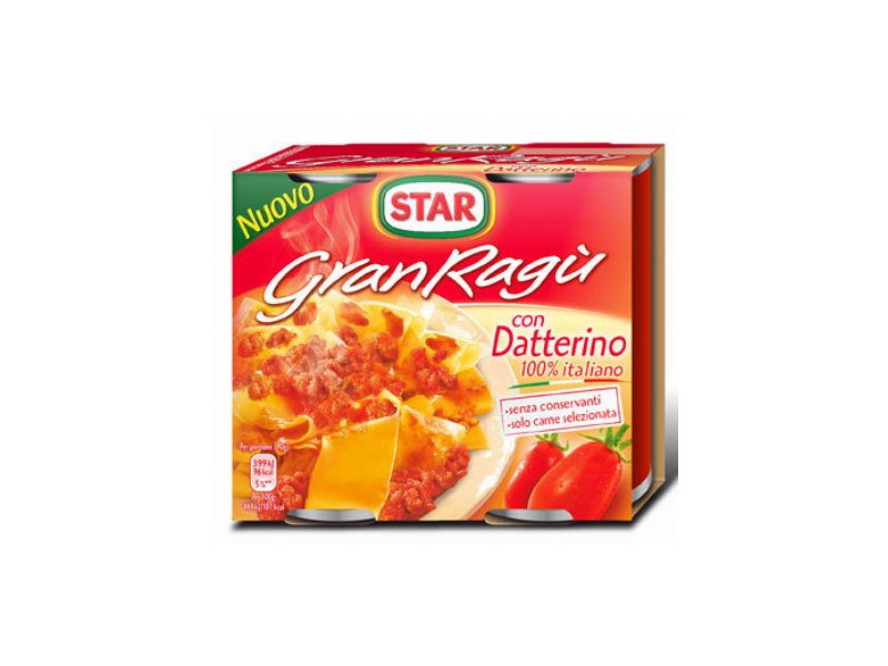 Star presenta il nuovo Gran Ragù Star presenta il nuovo Gran Ragù