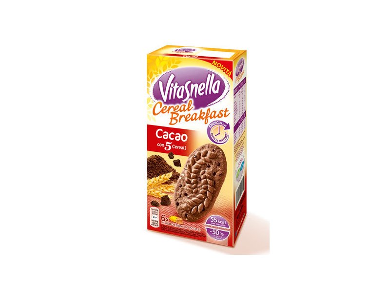Vitasnella lancia il nuovo biscotto Cereal Breakfast