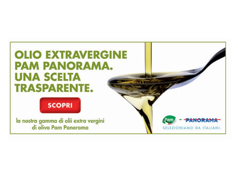 Arriva l'olio evo a marchio Pam Panorama