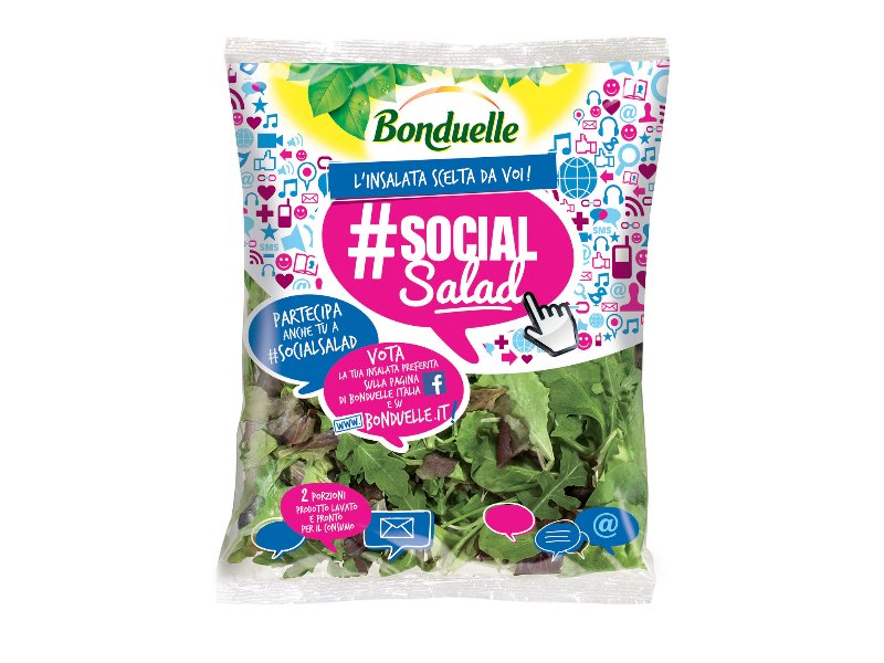  Bonduelle propone la prima #SocialSalad