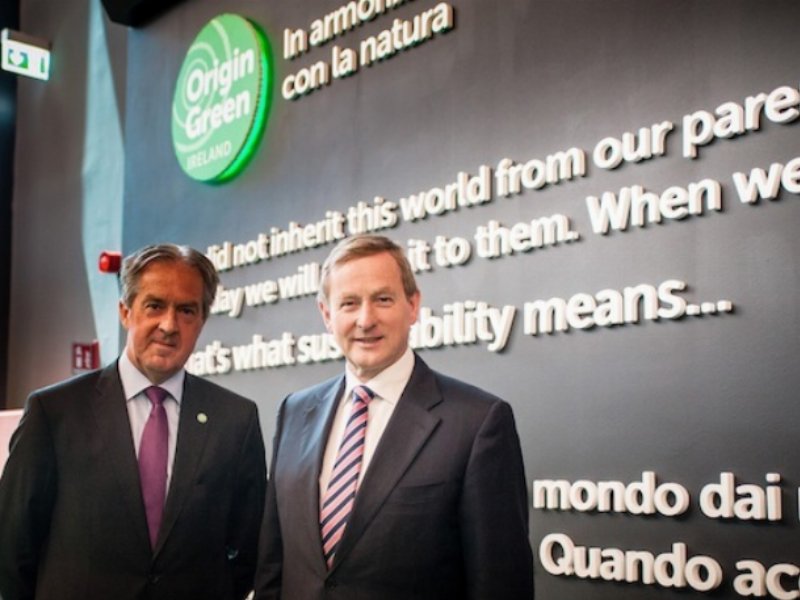 Bord Bia invita il Primo Ministro irlandese per presentare gli sviluppi dell’Origin Green