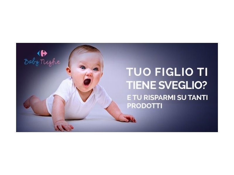 Carrefour presenta l’iniziativa “Baby Night”