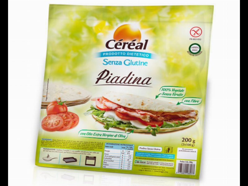 Céréal lancia la Piadina Senza Glutine