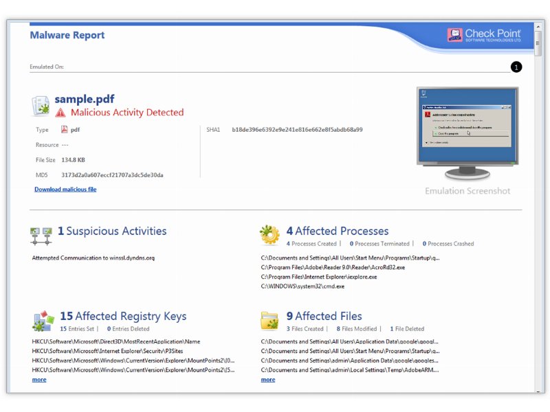 Check Point lancia una nuova soluzione per prevenire le minacce malware