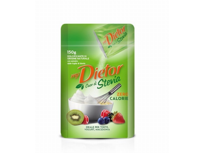 Dietor presenta il nuovo pack Cuor di Stevia sfuso