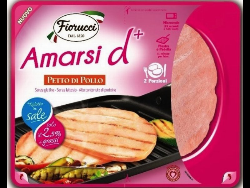 Fiorucci lancia la nuova gamma di salumi Amarsi D+