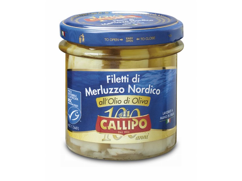 Giacinto Callipo lancia i filetti di merluzzo nordico all’olio di oliva