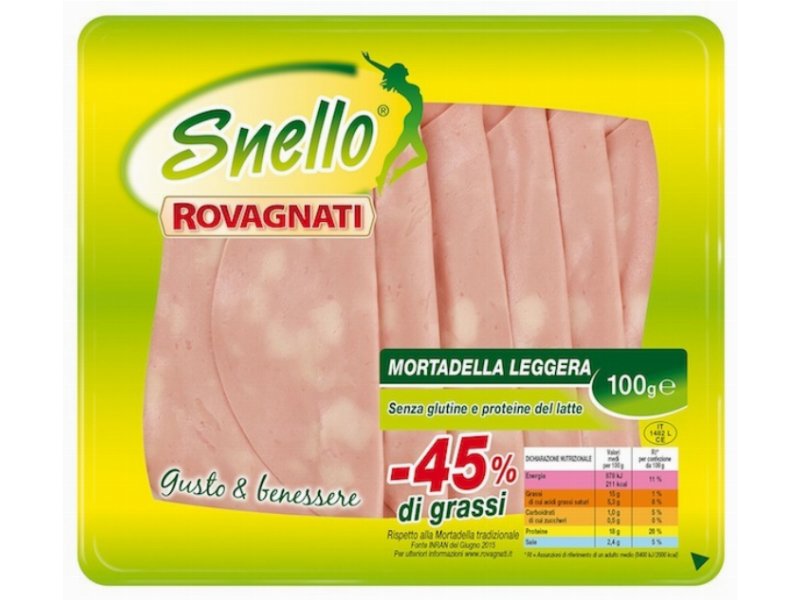 La “mortadella leggera” è il nuovo prodotto di Snello Rovagnati