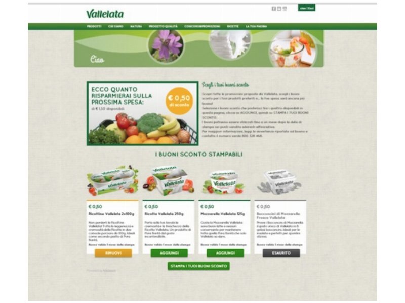 Lactalis si affida a Valassis per la creazione di Coupon Gallery