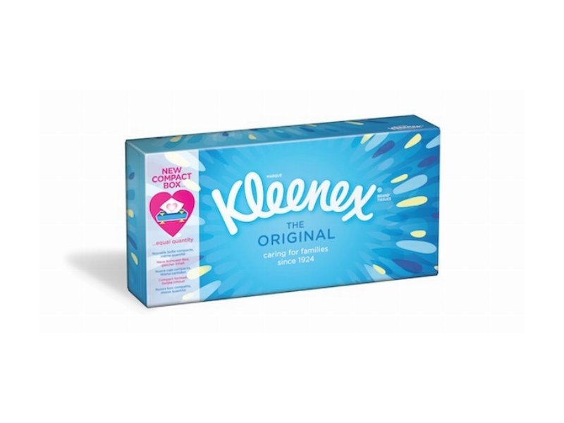 Le Kleenex Box si ridimensionano in nome dell’ecosostenibilità