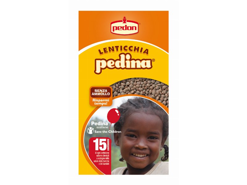 Lenticchia Pedina sempre a fianco di “Save the children”