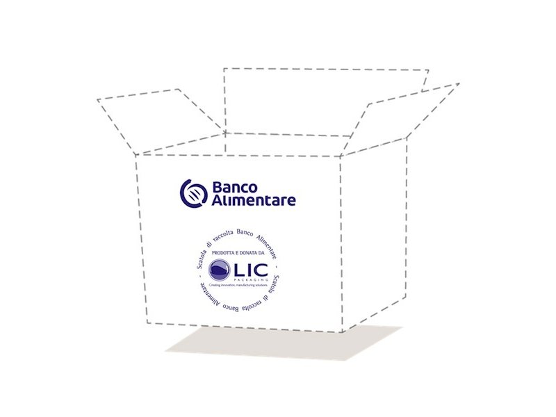 Lic Packaging dona scatole al Banco Alimentare Lic Packaging dona scatole al Banco Alimentare
