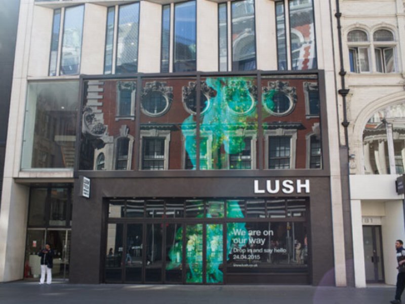 Lush apre a Londra uno store da record