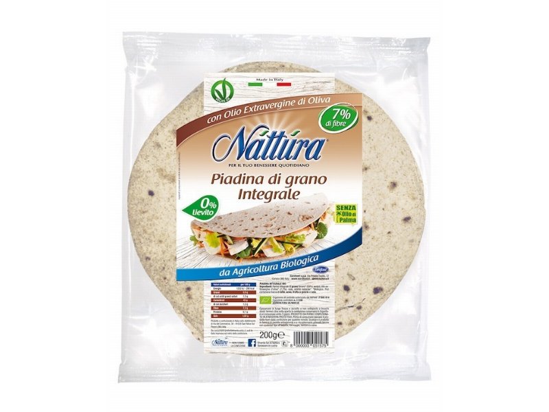 Náttúra propone la Piadina Integrale