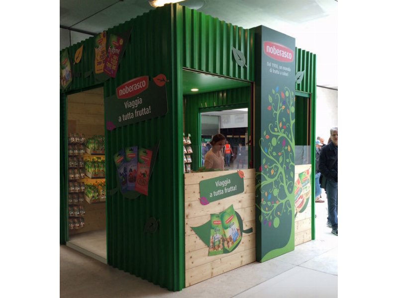 Noberasco apre un Temporary Shop in Stazione Porta Garibaldi a Milano