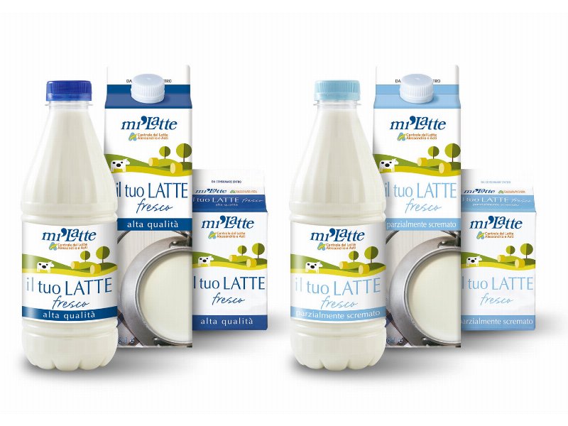 Nuova identità di marca e packaging per lo storico marchio toscano “mi’ Latte”