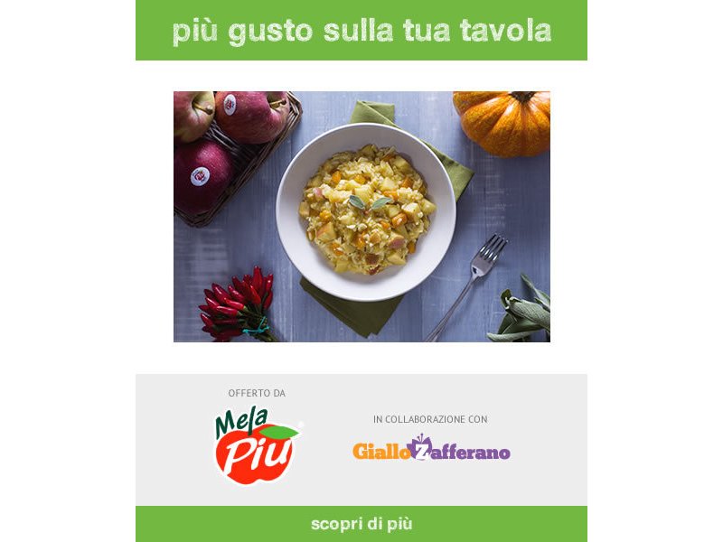  Parte la campagna di comunicazione MelaPiù dedicata agli appassionati di cucina