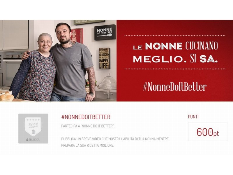 Peroni, al via la campagna digital che celebra le nonne